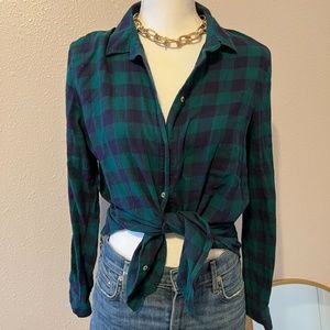 3/$30 H&M Plaid Flannel | Size 6